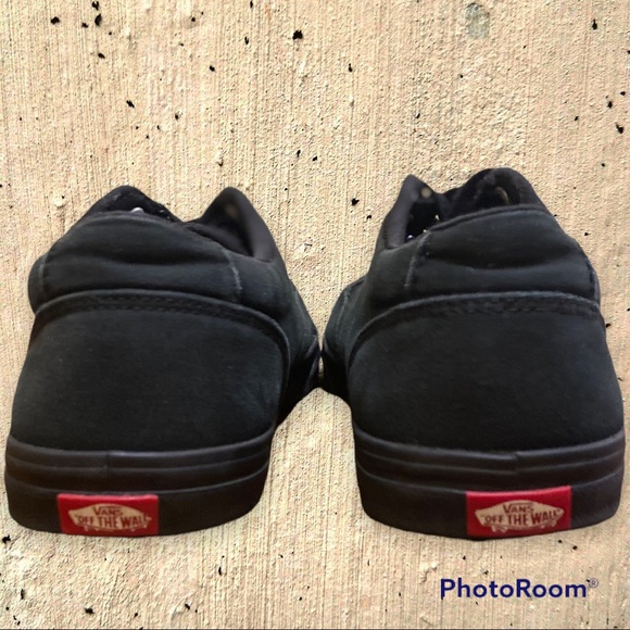 VANS Black unisex sneakers Size 8 - Picture 6 of 8
